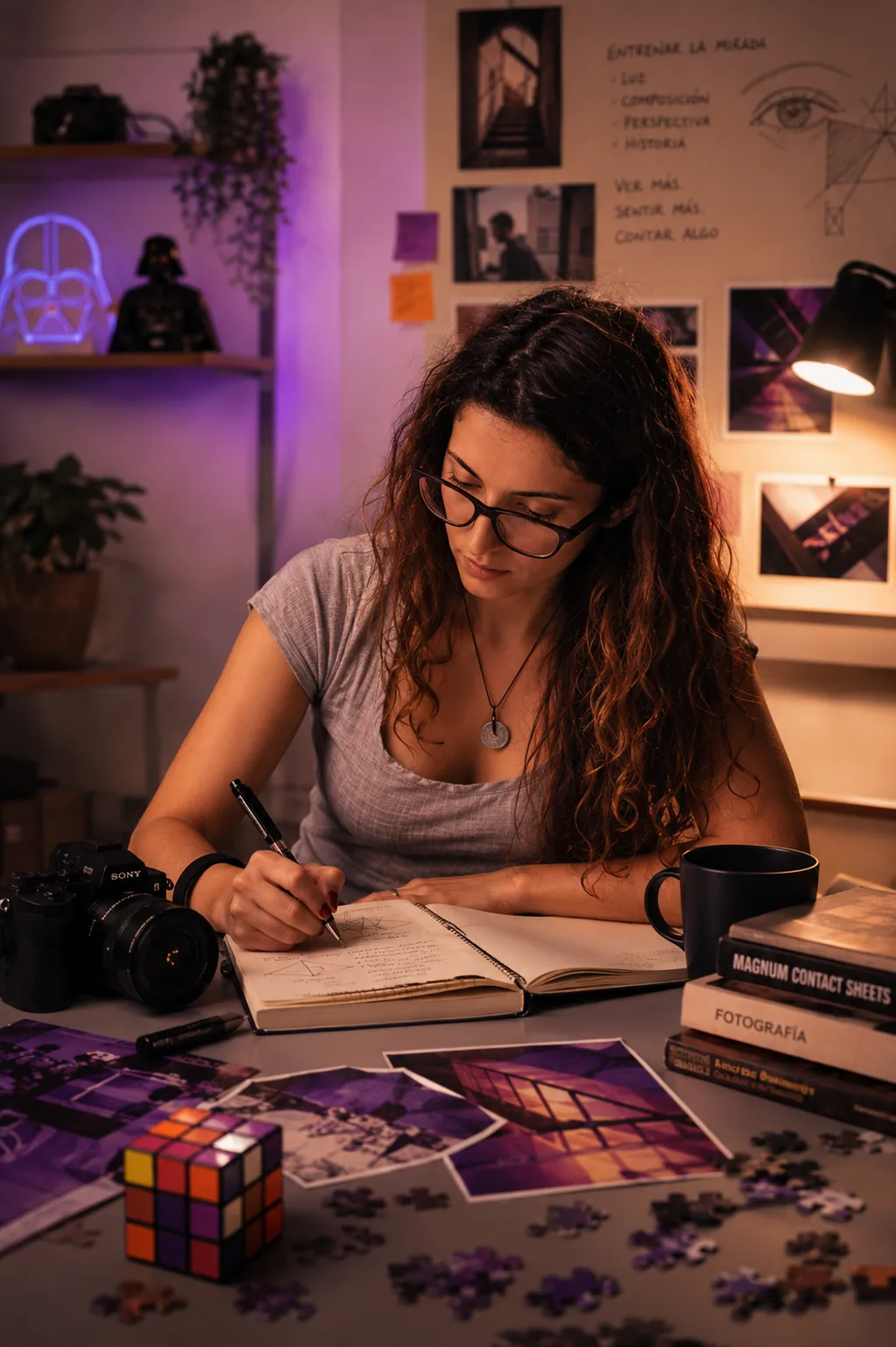 Andrea, la profe del taller